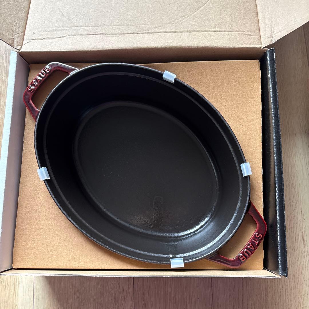 Staub ストウブ ピコ・ココット オーバル チェリー 29cm 4.2L