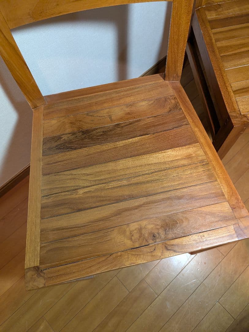 《送料込》オールド家具無垢材ハイバックダイニングチェア ウォールナットいす