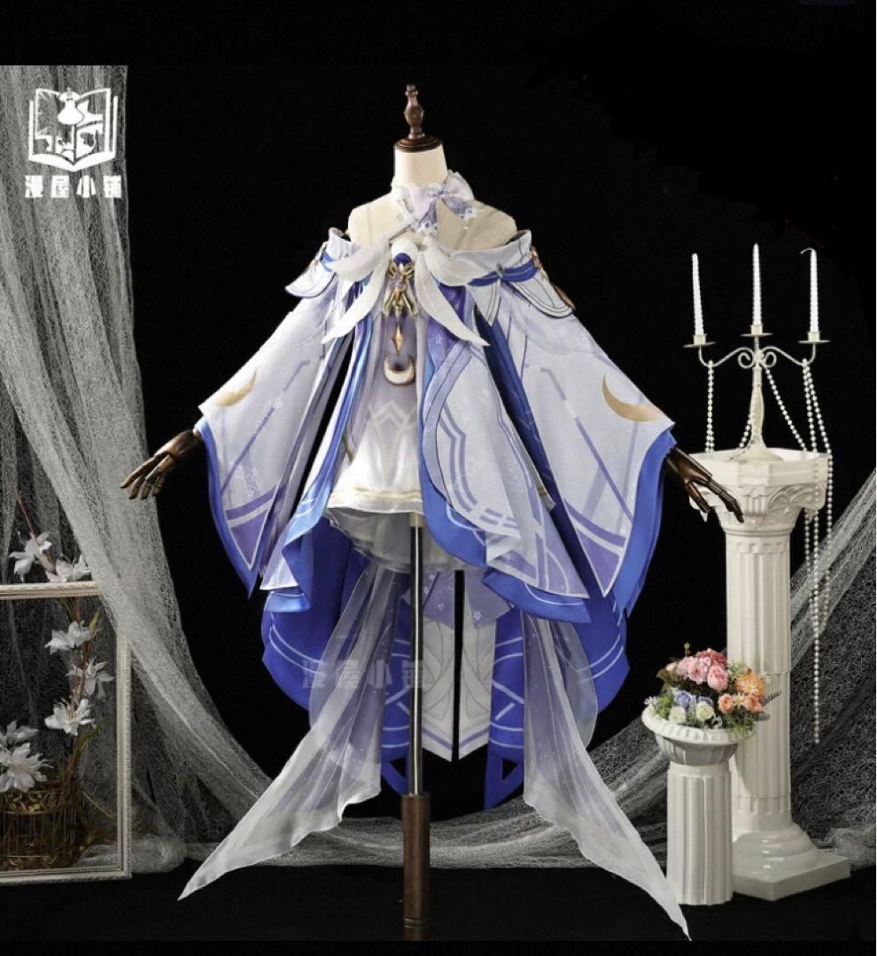 原神 コロンビーナ コスプレ衣装 L ウィッグ付 - メルカリ