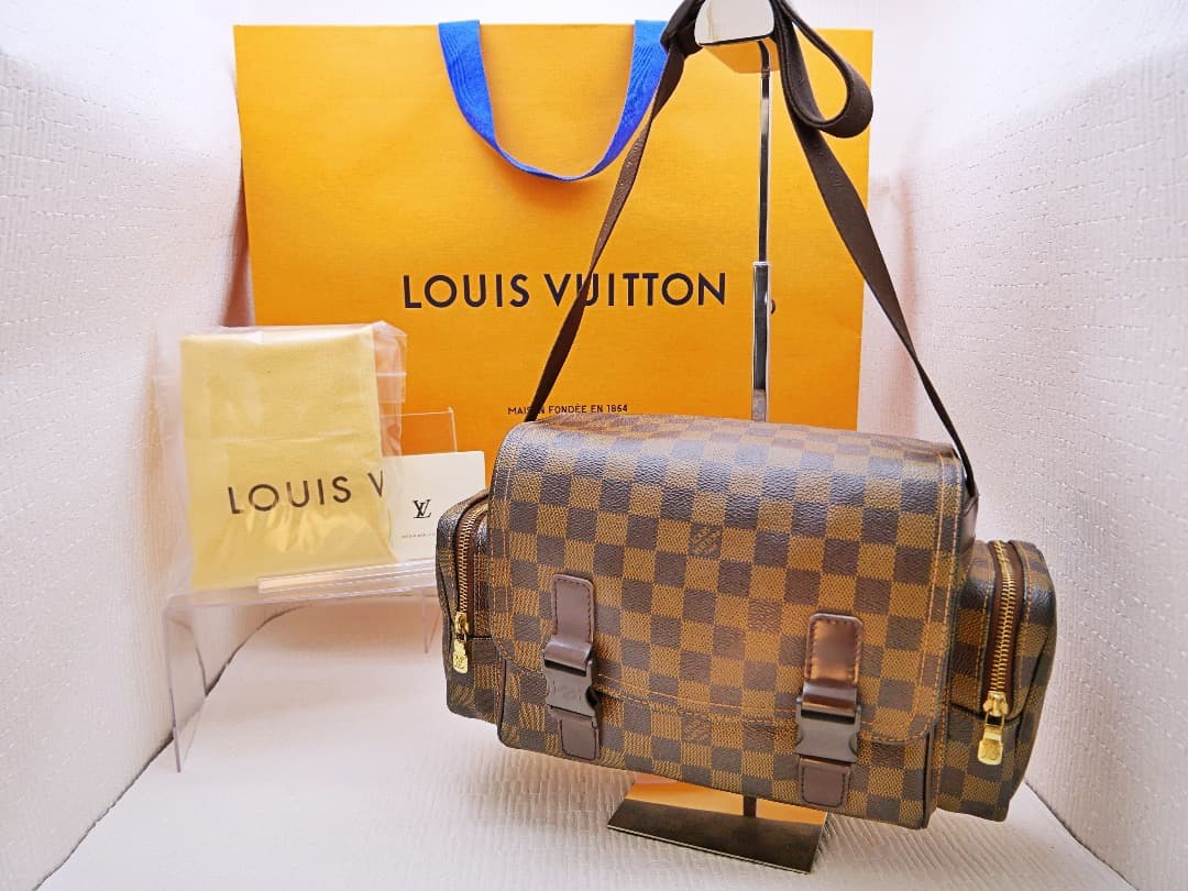 ぴょん吉　 ルイヴィトン　リポーター メルヴィール　ダミエ ユニセックス 高級☆美品☆ルイヴィトン リポーター メルヴィール ダミエ ユニ