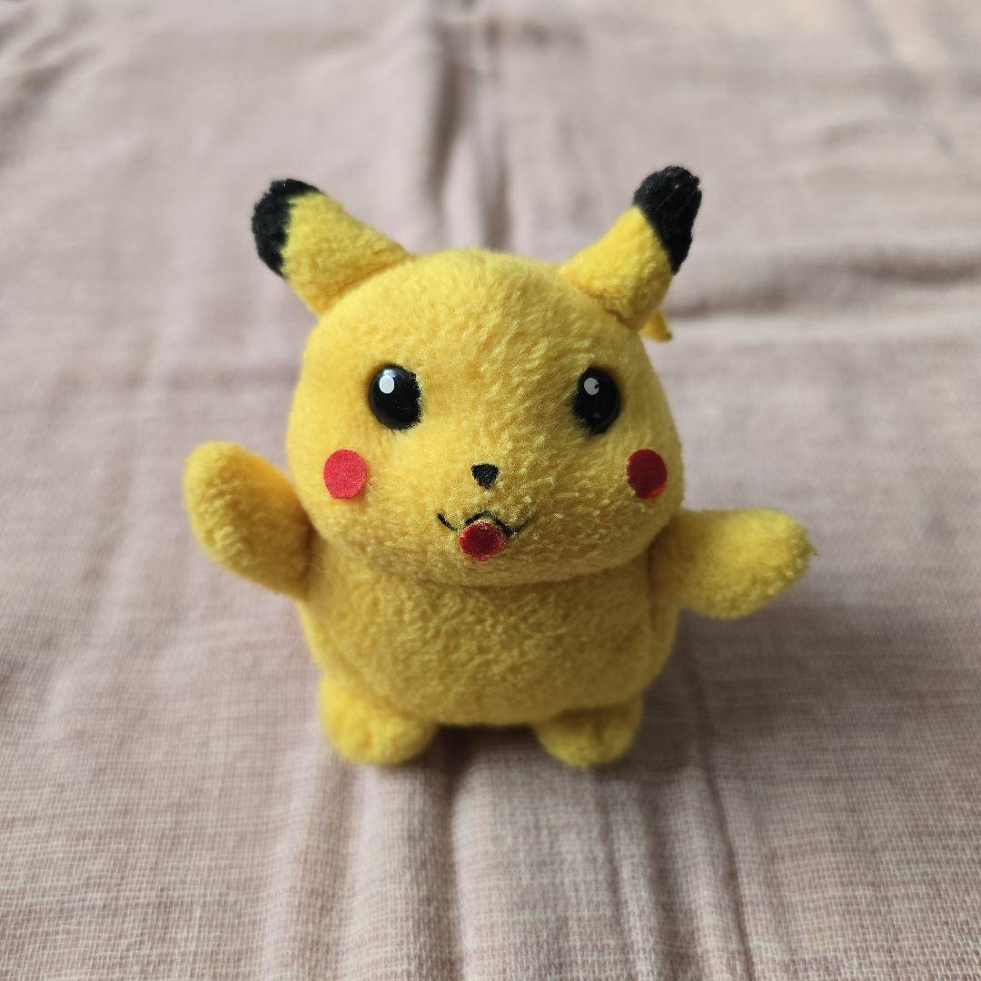 【初代ピカチュウ】ピカチュウ レトロ ぬいぐるみ 初期 ピカチュウ ぬいぐるみ ポケットモンスター ポケモン レア 鳴くよ