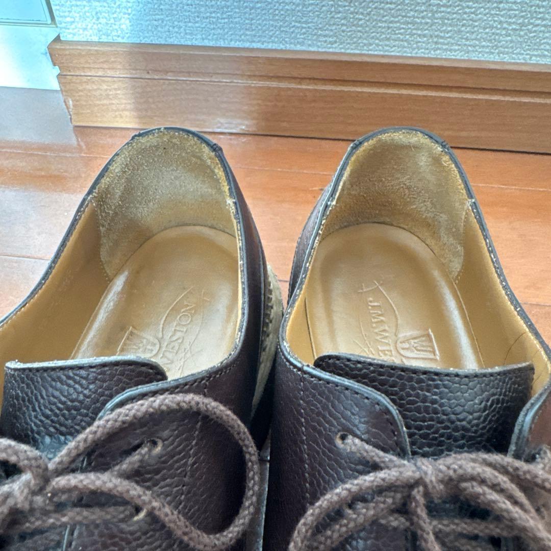 JMウエストン ユージンゴルフ クレープソール #924 サイズ7 カフェ 茶