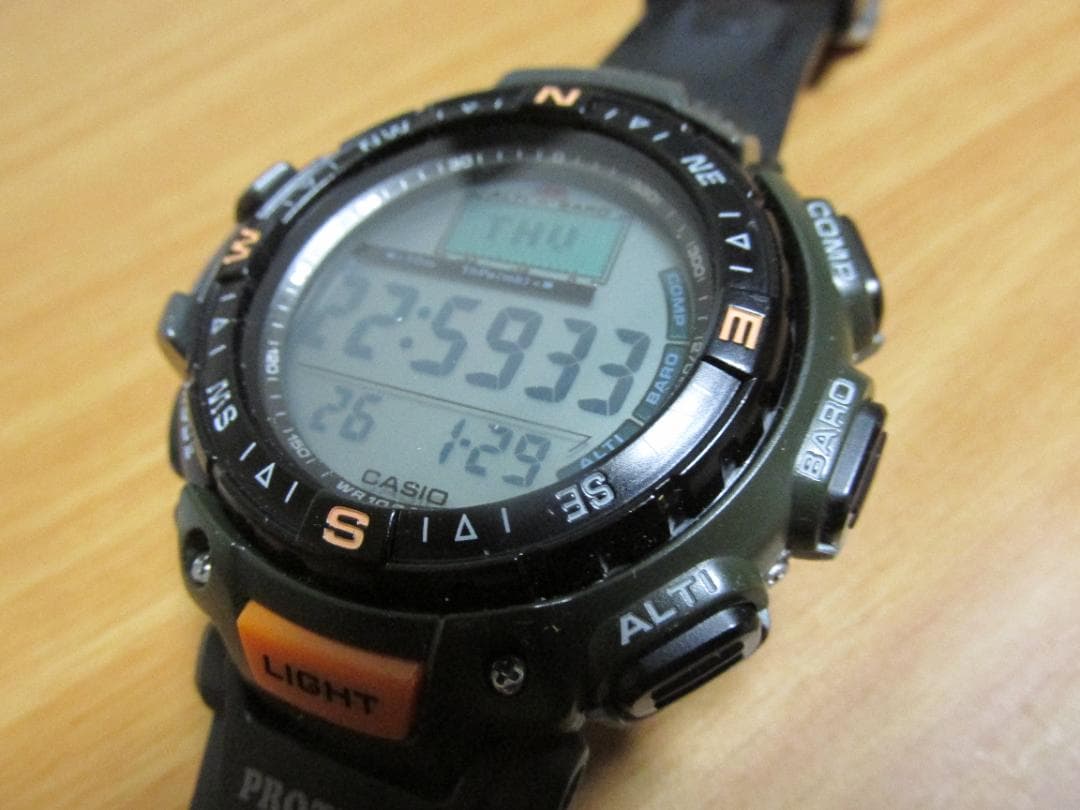 美品】プロトレック PRG-40 アーミーグリーン - メルカリ