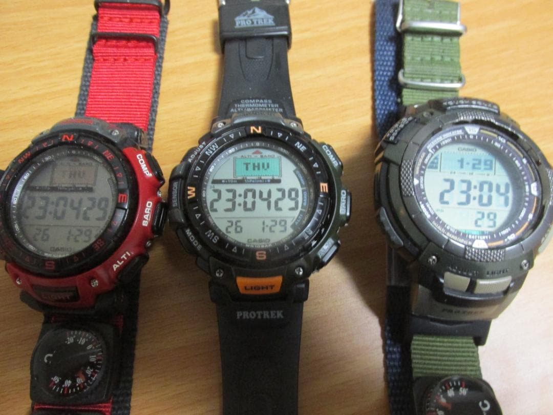 美品】プロトレック PRG-40 アーミーグリーン - メルカリ