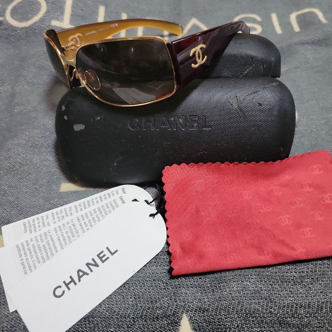 CHANEL ブラウンレンズ サングラス - メルカリ