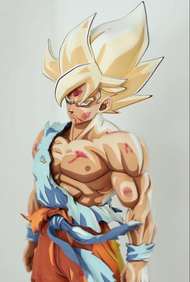 ドラゴンボールSMSP サイズ 伝説の超サイヤ人 孫悟空 リペイント 二