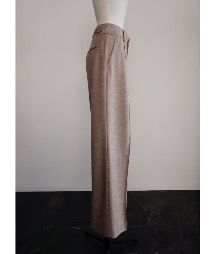 OHGA オーガ NEP TWEED PANTS ネップツイードパンツ - メルカリ