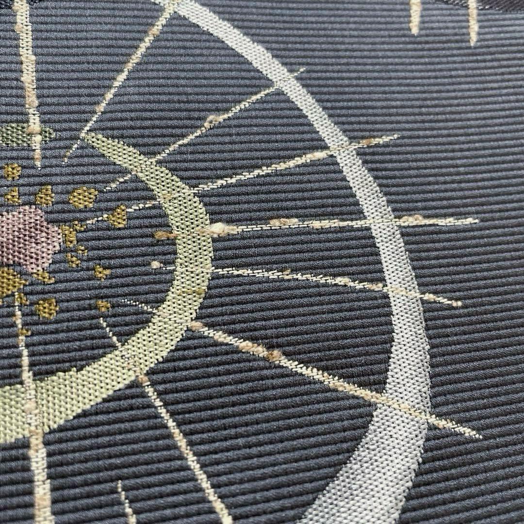 帯6527 ○高級 正絹 ぜんまい紬 袋帯 番傘 - メルカリ