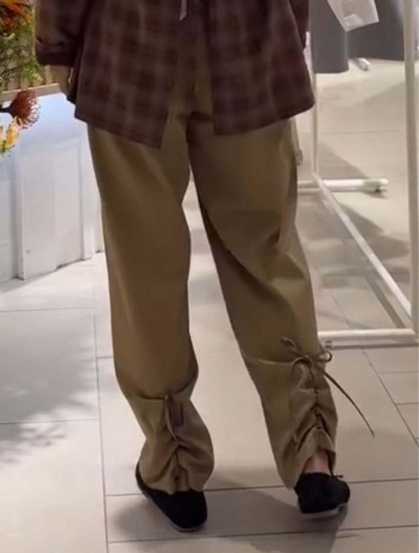 cen.裾リボンチノパンツ Sの通販はau PAY マーケット - 輸入雑貨の