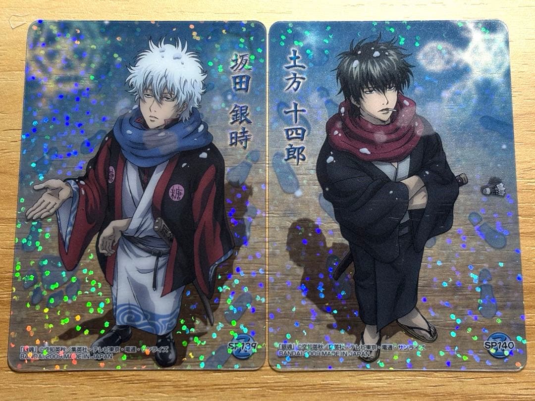 銀魂 坂田銀時・土方十四郎 クリアカード2枚セット - メルカリ
