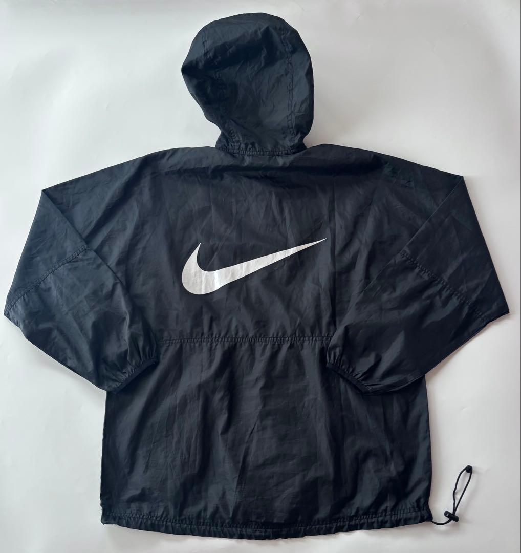 NIKE 90s 白タグ アノラックパーカー M ブラック - メルカリ