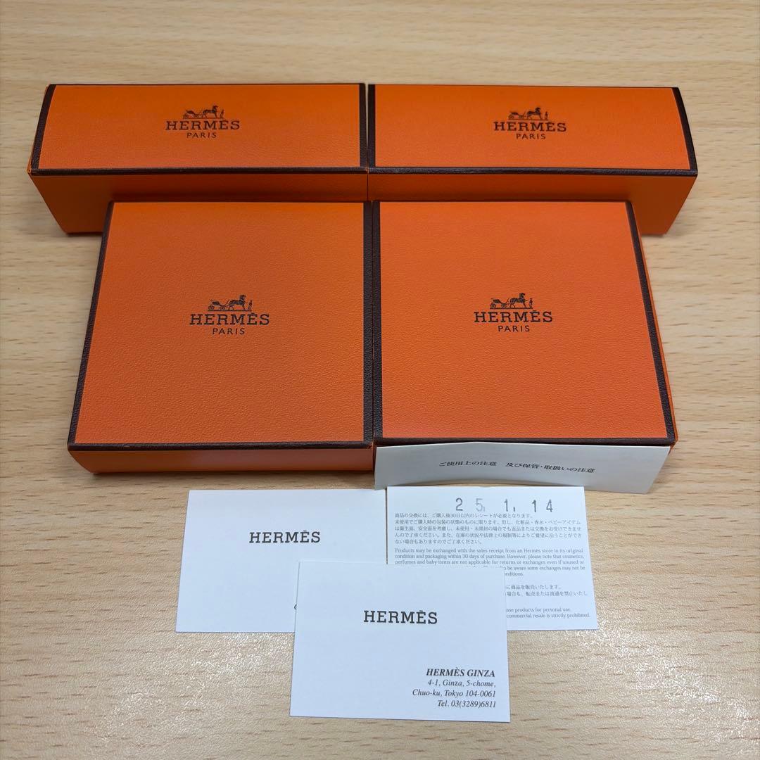 HERMES オレンジ ギフトボックス 4個セット ※箱のみ - メルカリ