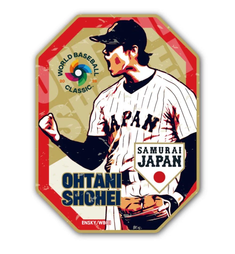 大谷 翔平 日本代表 ダイカットステッカー 2026 WBC 侍ジャパン - メルカリ