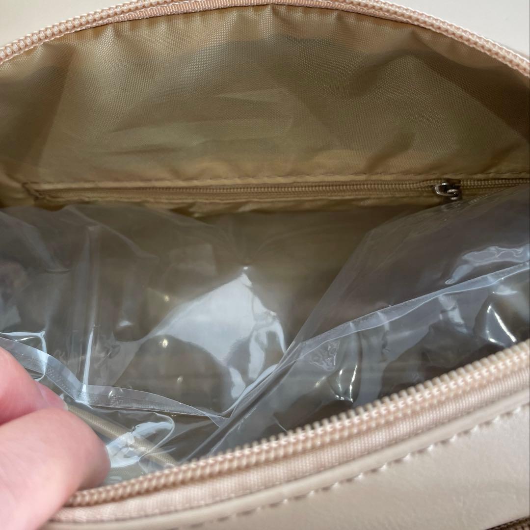 BEARDSLEY ベージュ ビアズリー風 ショルダーバッグ ボディバッグ