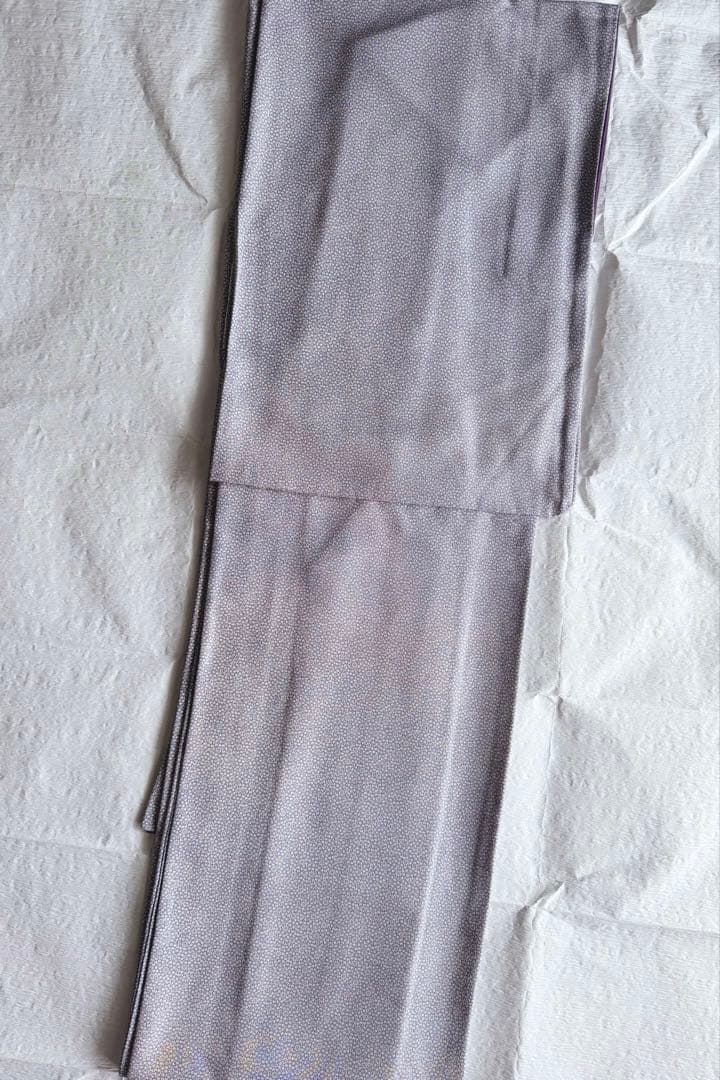 未使用 しつけ糸付き】 正絹 小紋 袷 小花柄 ラベンダー - メルカリ