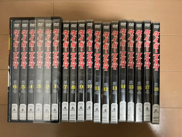 タイガーマスク　DVD セル盤　全巻セット タイガーマスク DVD全巻セット 全18巻｜Yahoo!フリマ（旧PayPayフリマ）