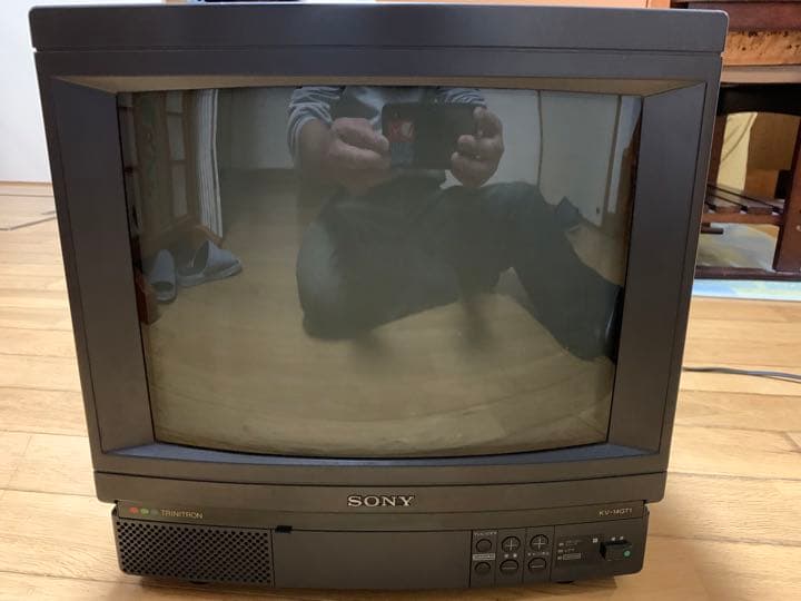 昭和レトロブラウン管テレビ SONY KV-14GT1 - メルカリ