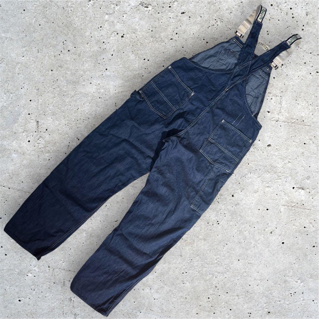 極美品 ビンテージ CARTER'S ガチャポケ 耳付 デニム オーバーオール