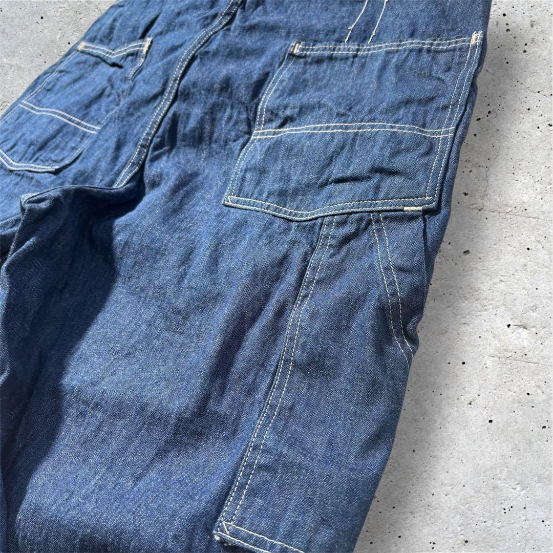極美品 ビンテージ CARTER'S ガチャポケ 耳付 デニム オーバーオール