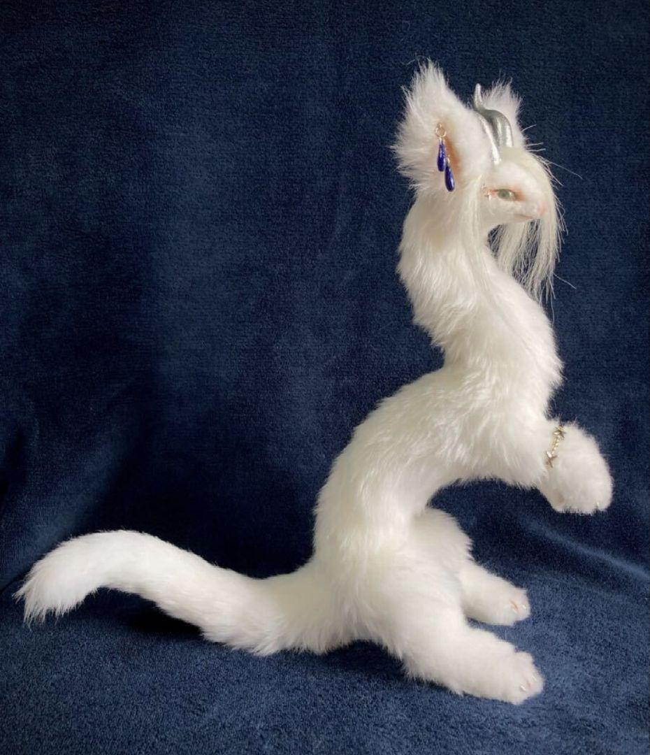 アートドール 星の白龍 幻獣 ドラゴン 龍 竜 ぬいぐるみ 作家様製