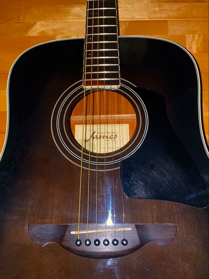 こまる様専用James JD400TBK トップ単板でバランス良い鳴り超美品！