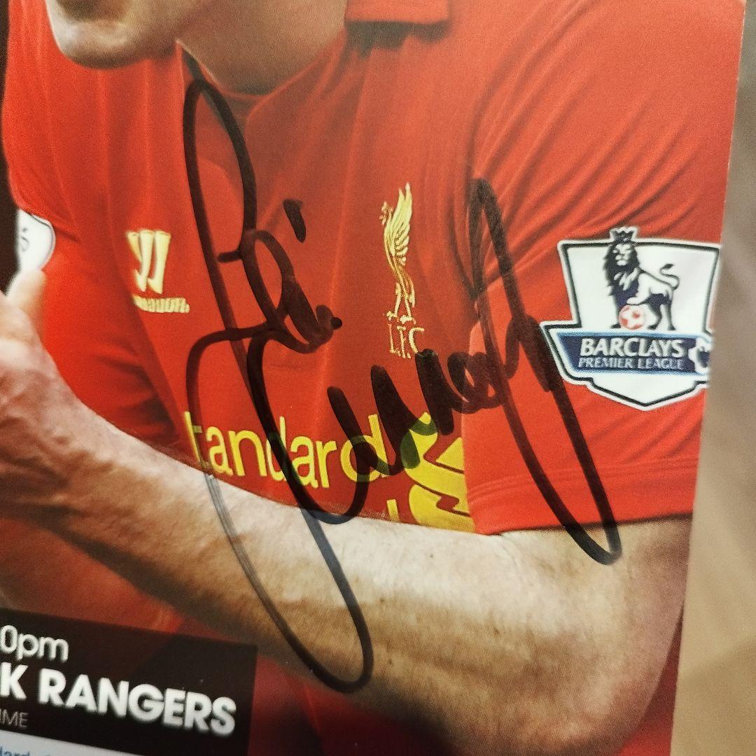 サイン入り リバプール 2012/13シーズン マッチプログラム QPR戦