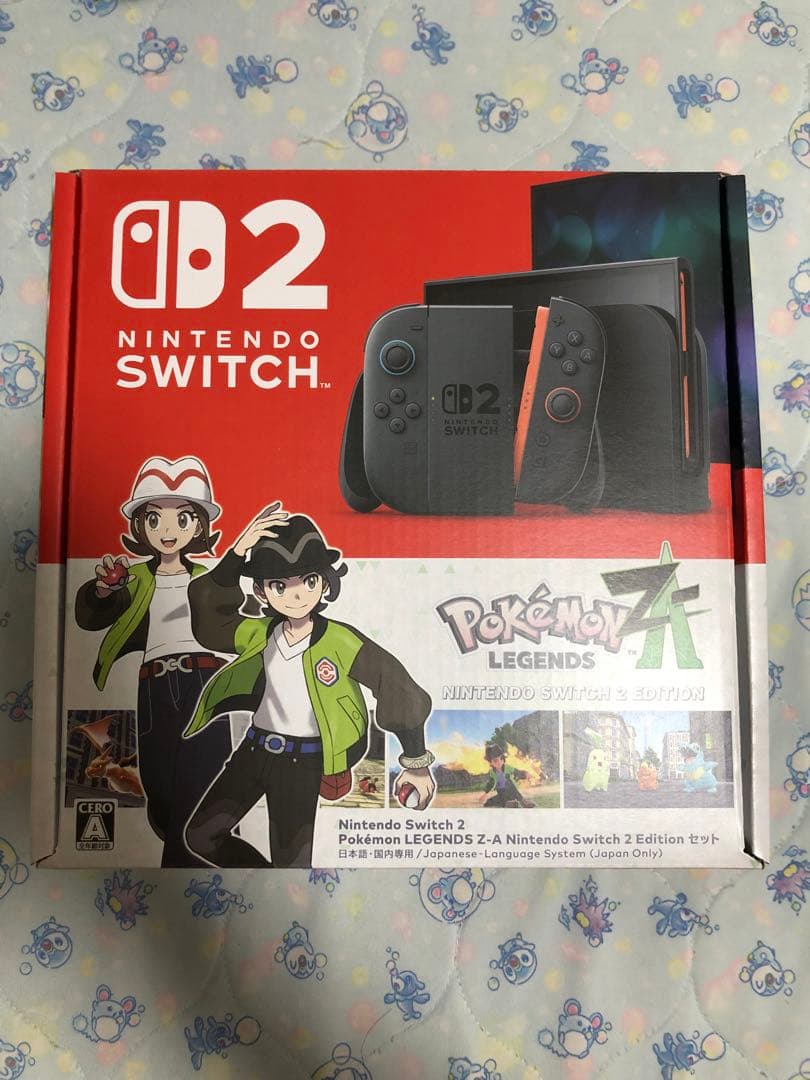 Nintendo Switch2 ポケモンza セット 同梱版 新品未使用 Switch2と「Pokémon LEGENDS Z-A」のセット商品，9月5日に抽選販売を