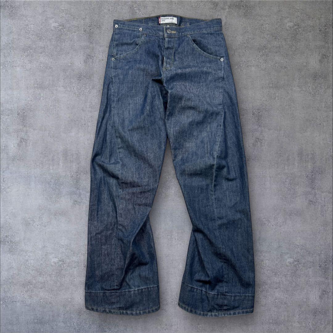 オリジナル リーバイス エンジニアードジーンズ ルーズ シンチバック