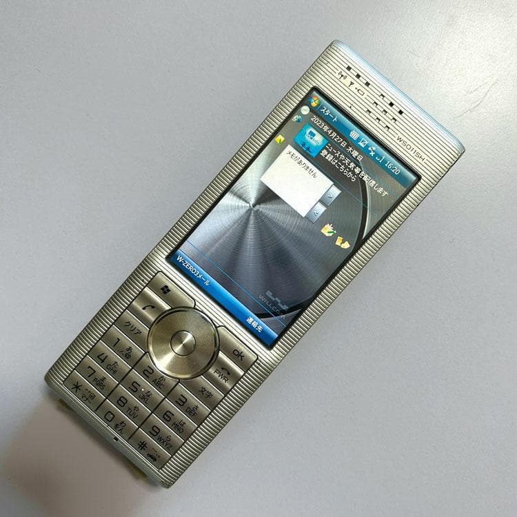 ウイルコム WILLCOM WS011SH W-ZERO3［es］アドエス - メルカリ