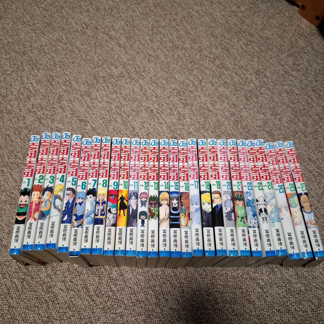 HUNTER×HUNTER ハンター×ハンター 1～27巻 冨坚義博　初版 HUNTER×HUNTER ハンター×ハンター 1～27巻 冨坚義博 初版 HUNTER