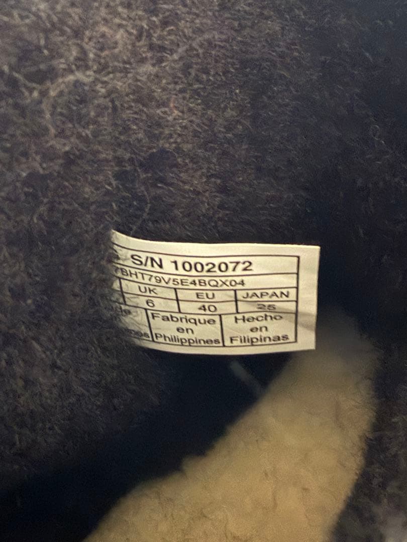 UGG ブラック ムートン　ショートブーツ　25.0cm 【超美品】