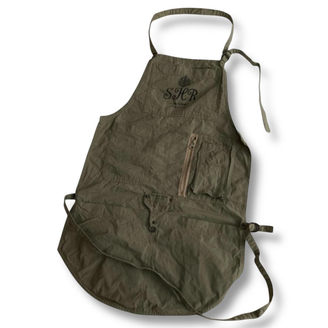 SHARE SPIRIT シェアースピリット　ミリタリー エプロン　フリーサイズ SHARE SPIRIT シェアースピリット ミリタリー エプロン フリーサイズ