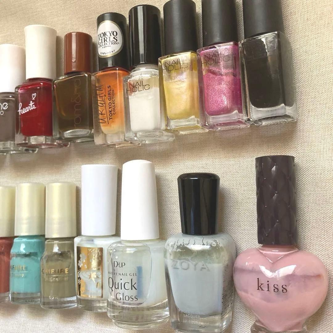 ネイルポリッシュマニキュアまとめ売り 17本 - メルカリ