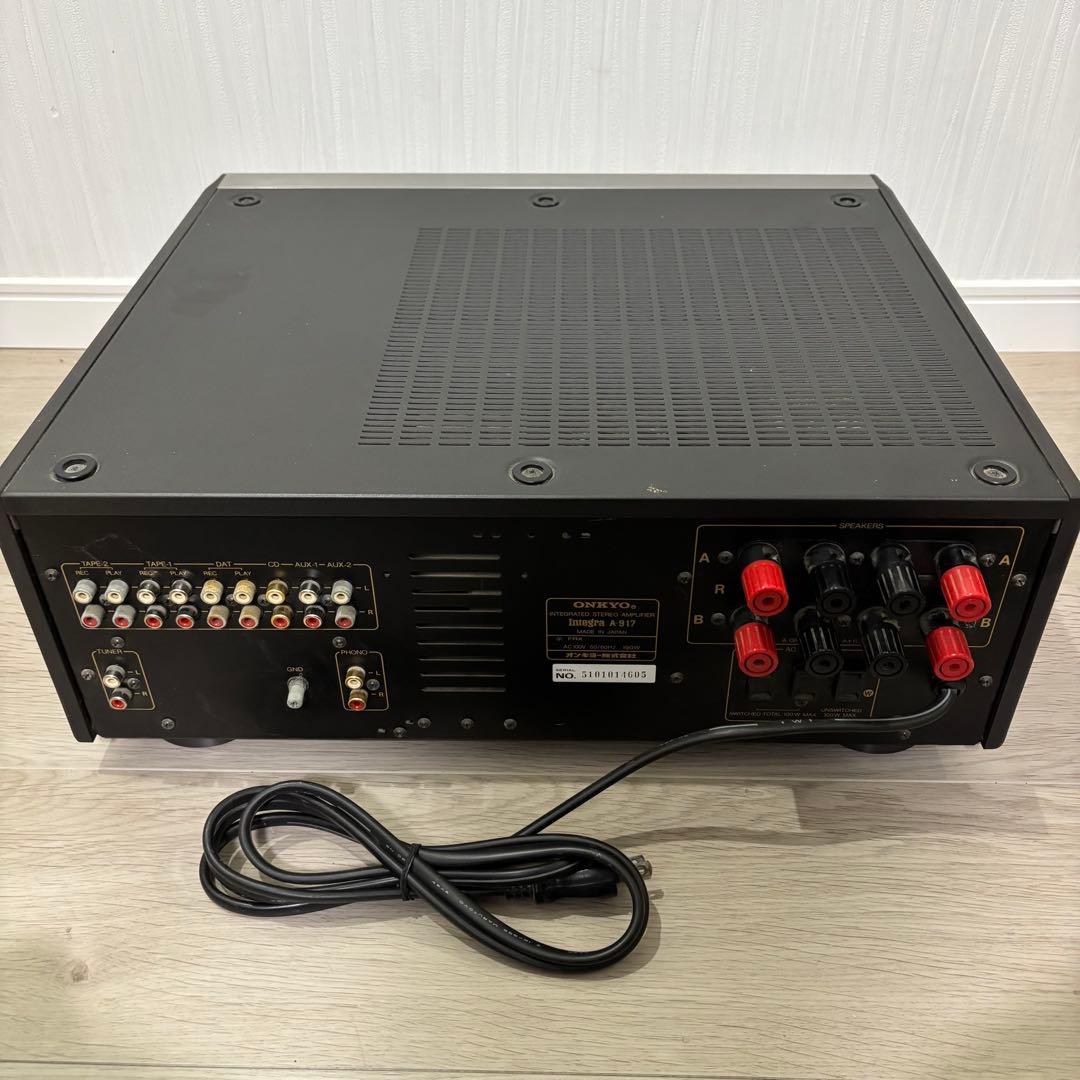 ONKYO Integra A-917 プリメインアンプ オンキョー インテグラ - メルカリ