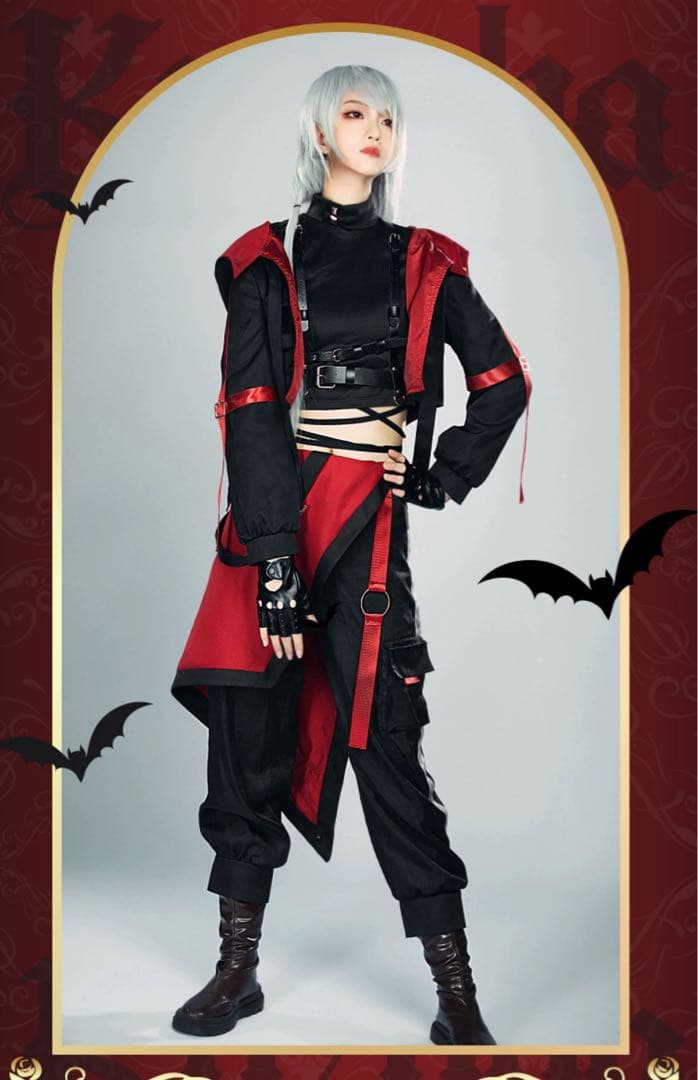 vtuber 葛葉 にじさんじ コントレイル コスプレ衣装※ウィッグ 靴追加可