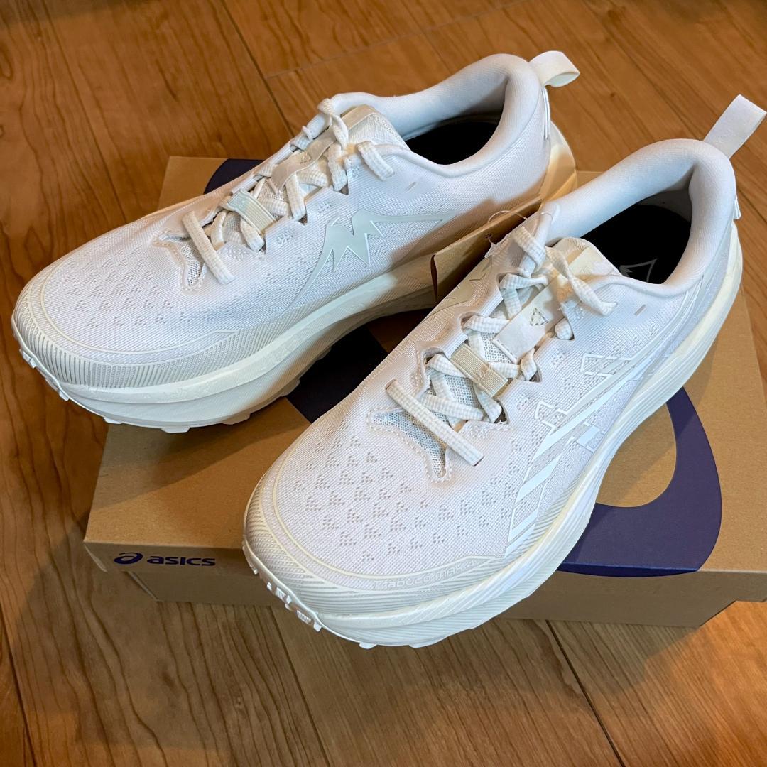 新品 26.5 トラブーコマックス4 アシックス ホワイト 白 トレイル