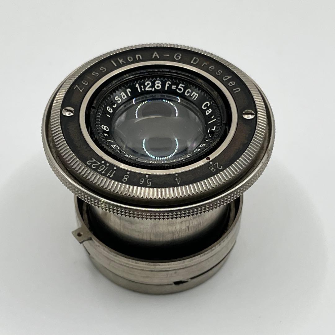 す*様 Tessar 5cm f2.8 テッサー 50mm ニッケル 沈胴 コン - メルカリ