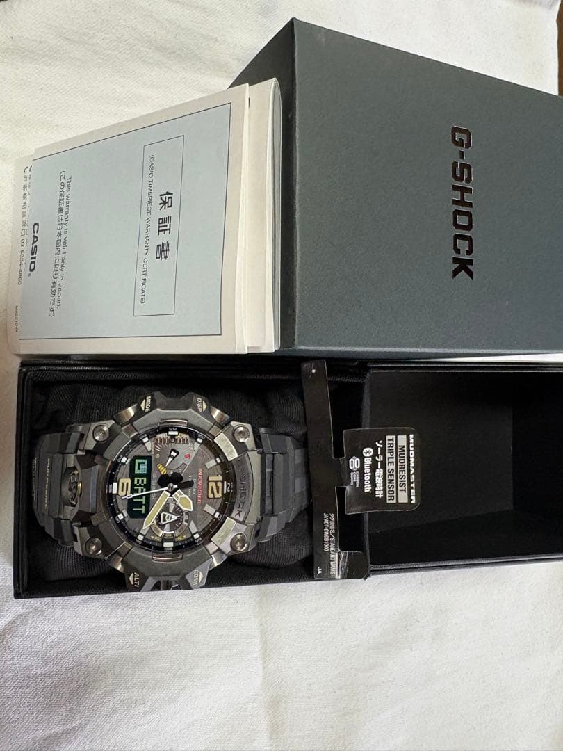時計 G-SHOCK gwg b1000 GWGB1000-1A | G-SHOCK MASTER OF G - LAND Gray | CASIO