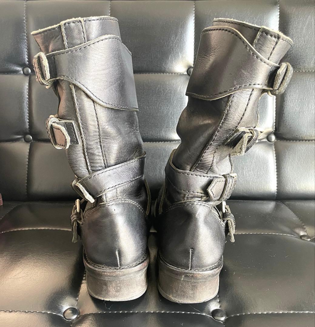 07aw JUNYA WATANABE MAN 4連ベルトバイカーロングブーツ - メルカリ