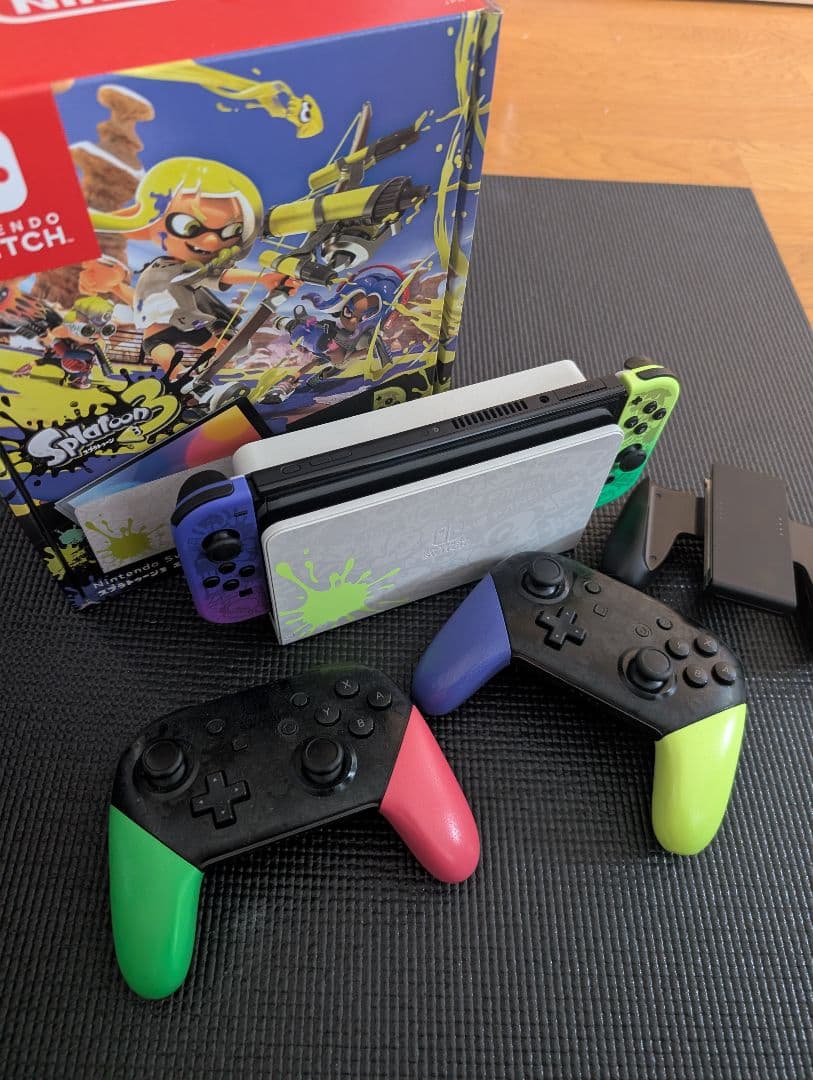 Nintendo Switch スプラトゥーン3デザイン 本体 スプラトゥーン3」デザインのSwitch本体が8月26日に発売へ。Proコン