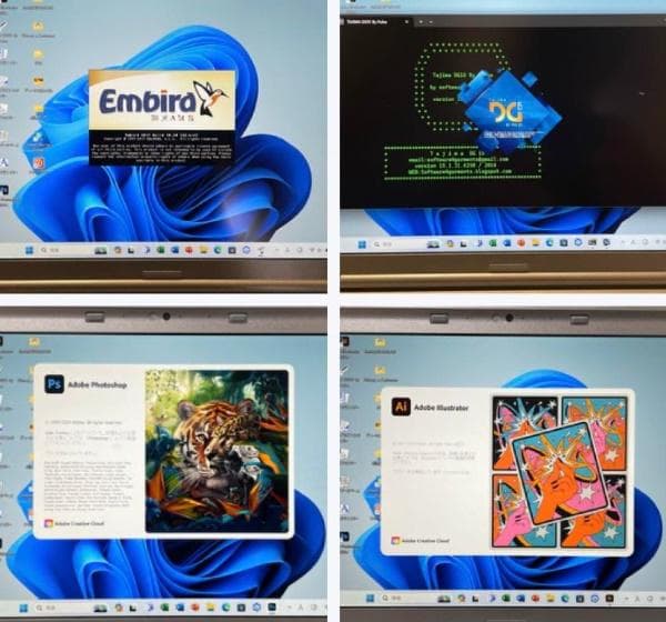 SZ5 刺繍プロ11 ミシンPC ブラザー ジャノメ juki アップグレード黒