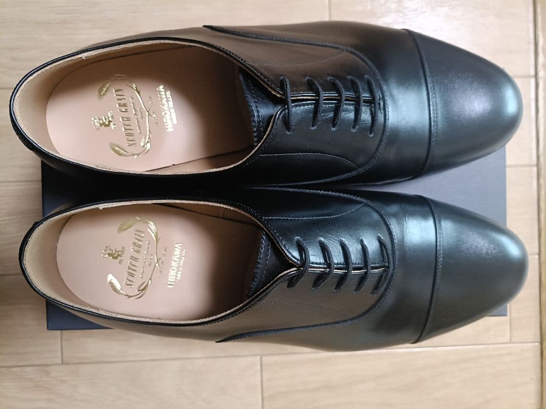 【新品未使用】スコッチグレイン HIROKAWA 26.5cm 4E ブラック