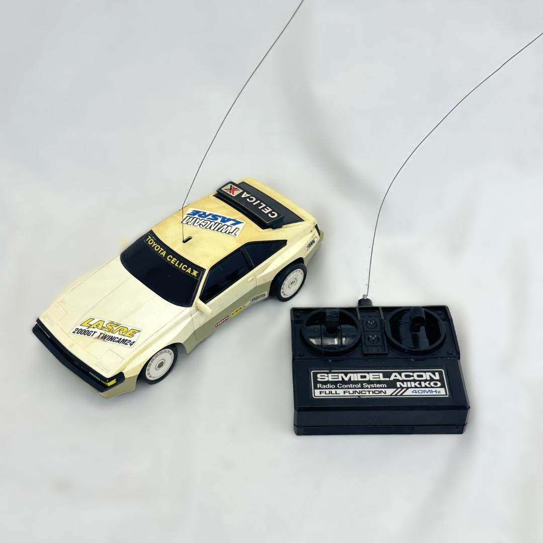 昭和レトロ ニッコー セリカXX ラジコン 白ボディ 箱なし ジャンク