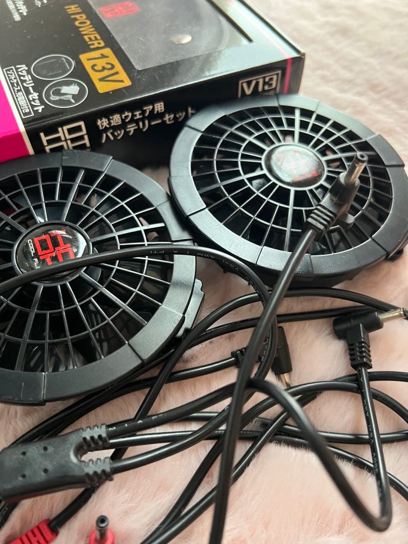 HI POWER 13V 空調服用冷却ファン 3セット - メルカリ