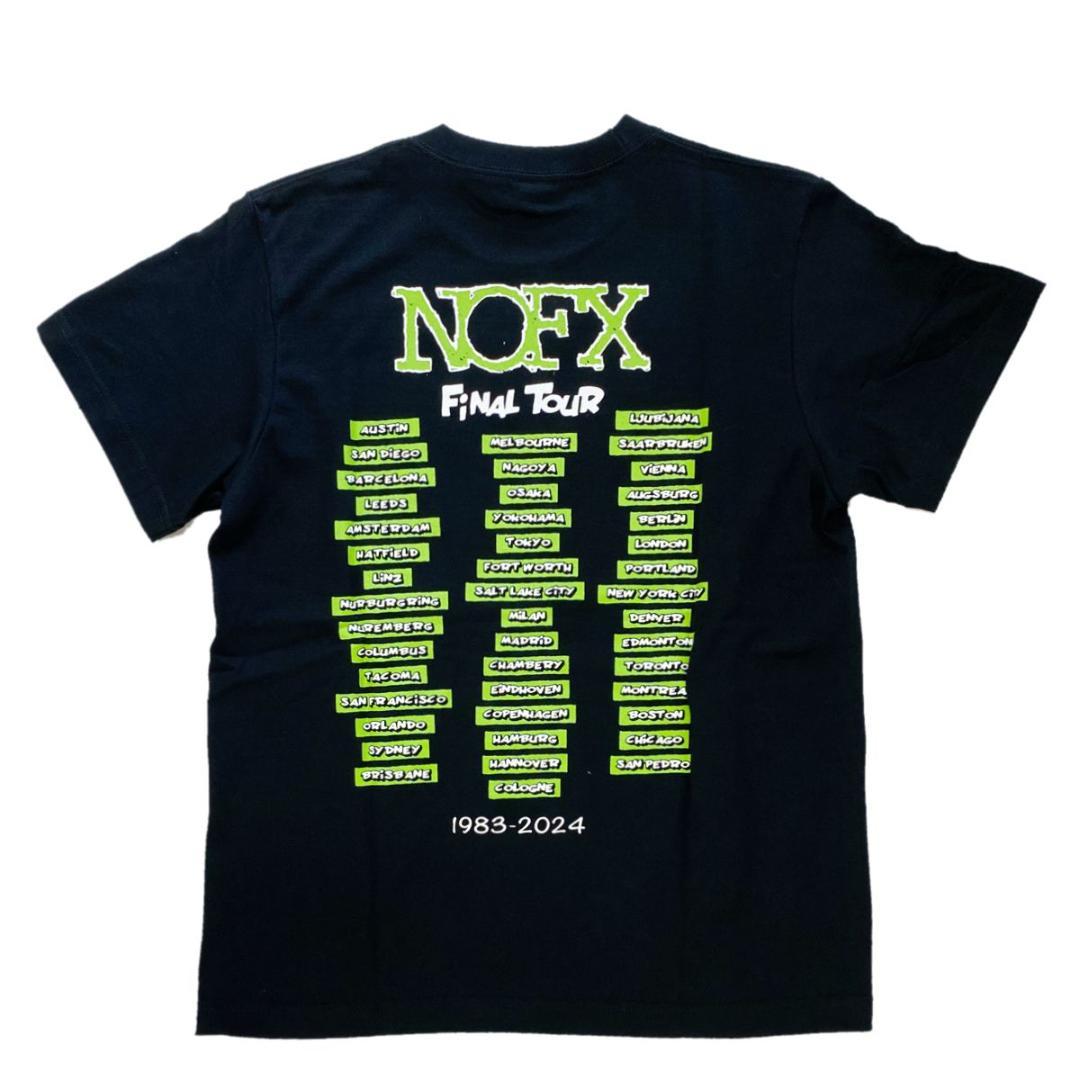 送無□新品未使用【NOFX】ファイナルツアービッグクリームTシャツ 黒