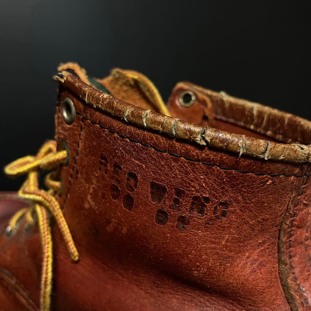 91年製 レッドウィング アイリッシュセッター 875 初期半円犬タグ 金