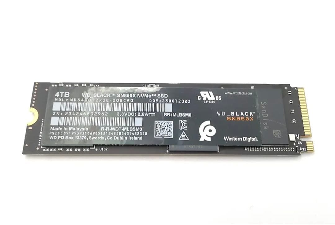 内蔵型SSD WD BLACK SN850X M.2 SSD 4TB NVMe PCIe Amazon.com: WD_Black SN850X 4TB NVMe PCIe 4.0 x4 M.2 Internal