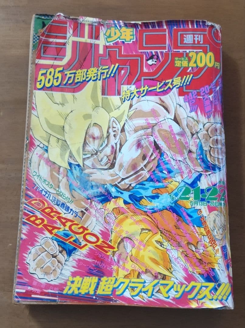 少年ジャンプ 1991年 21・22 合併号 ドラゴンボール 表紙号 週刊少年ジャンプ1991年21・22合併号 (c)週刊少年ジャンプ1991年21・22