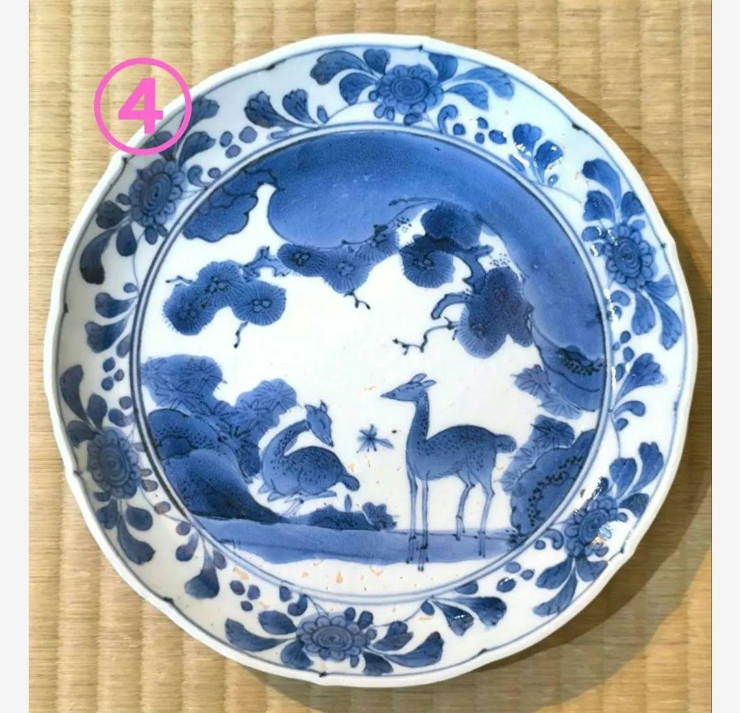 専用　鹿文皿　4枚 楽天市場】小鹿田焼 皿 4寸 柳瀬元寿（柳瀬晴夫・元寿窯）各柄 小鹿田