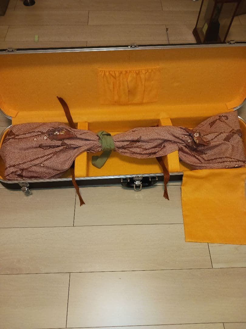 最高級津軽三味線 福林K9刻印 紅木 トチあり 金細 二本溝 購入価格150